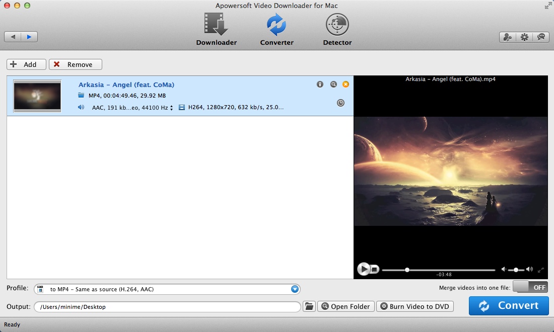 apowersoft video downloader for mac trial version